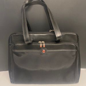 Wenger Laptop Bag Organizational Purse Black Nylon